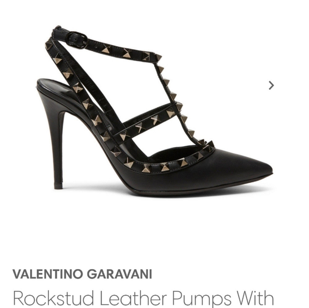 Valentino Rockstud Leather Pumps.
